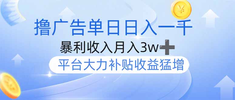 撸广告躺赚，单设备日入1000+，月入3w+，今年最强撸广告上线-丸动小站