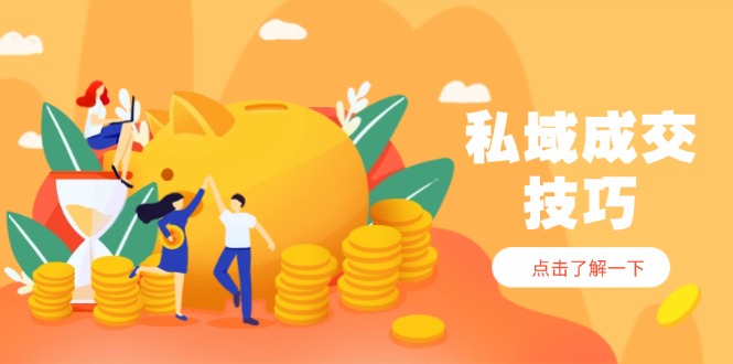 私域成交技巧，帮你从入门到精通，破解四大痛点，快速变现，轻松收钱-丸动小站